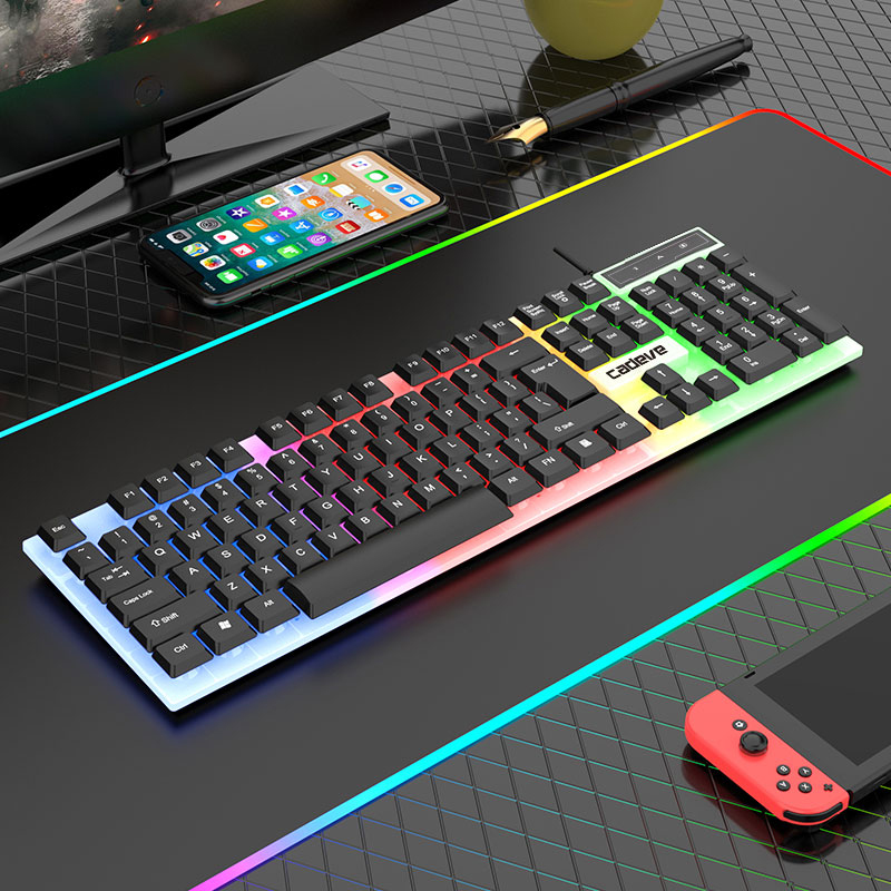 Gaming Keyboard Mini - APAYADO LDK‑VR6: bedraad toetsenbord voor gaming