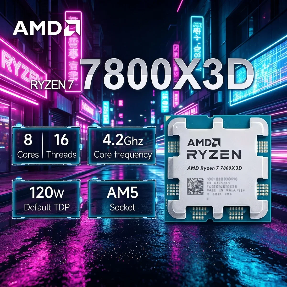 AMD Ryzen 7 7800X3D gamingproc - Amd Cpu Ryzen 7 recensie en prijs