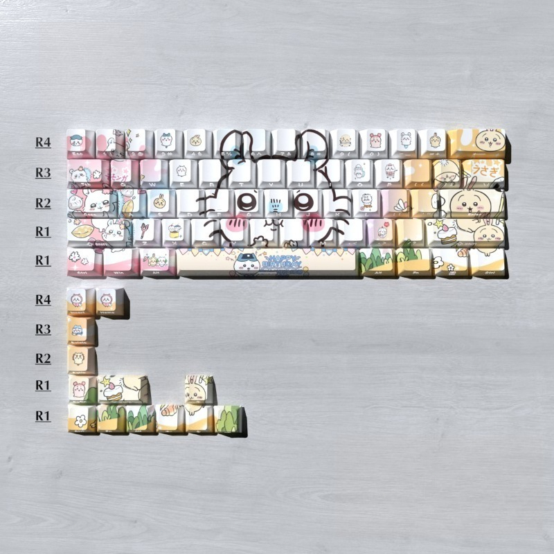 2026 Chiikawa schattige PBT-to - Gaming Keyboard 2026 recensie en prijs