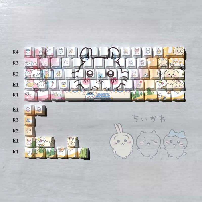 2026 Chiikawa schattige PBT-to - Gaming Keyboard 2026 recensie en prijs