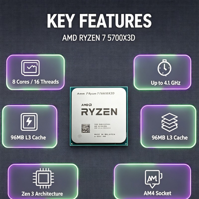 Ryzen 7 5700X3D Bulk Desktop P - Amd Cpu Ryzen 7 recensie en prijs