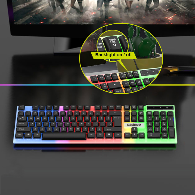 APAYADO LDK‑VR6: bedraad toets - Gaming Keyboard Mini recensie en prijs