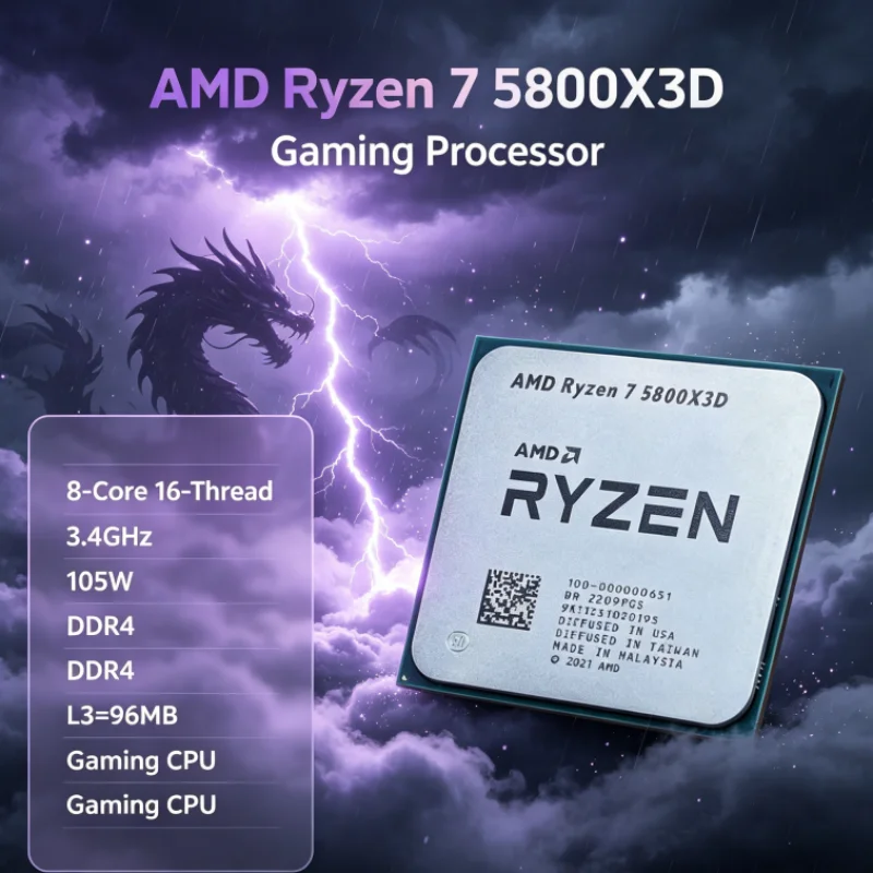 AMD R7 5800X3D 96 MB CPU-proce - Amd Cpu Ryzen 7 recensie en prijs